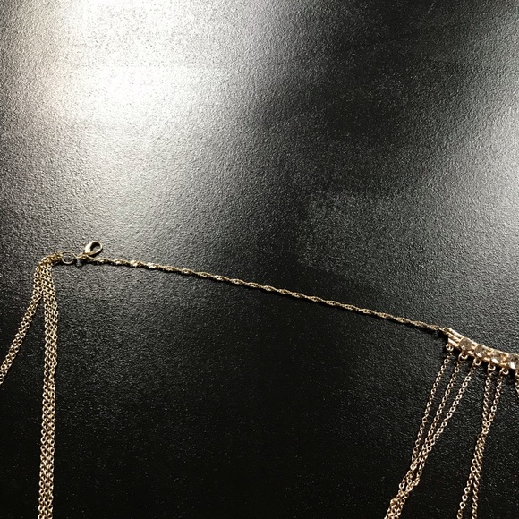 Faux Gold Adjustable Layered Body Jewelry Necklace - Picture 4 of 6